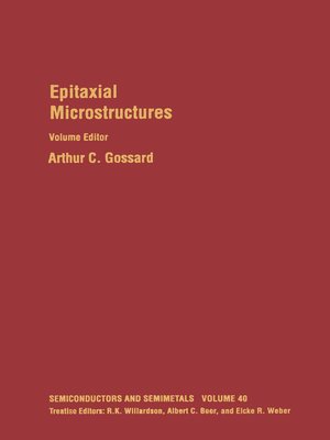 cover image of Epitaxial Microstructures